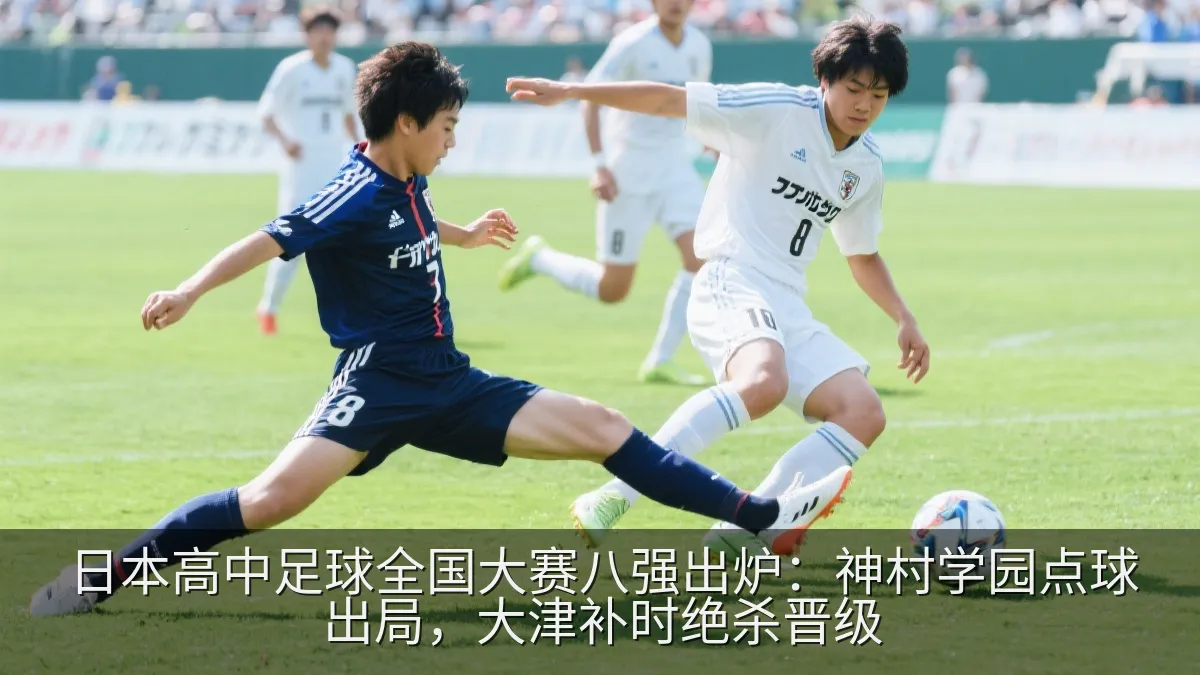 日本高中足球全国大赛八强出炉：神村学园点球出局，大津补时绝杀晋级